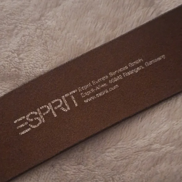 Vintage Espirit Leather Belt - Picture 6 of 9